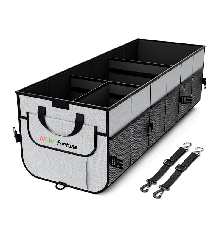 H-08 大容量折りたたみ式マルチコンパートメント車収納オーガナイザー